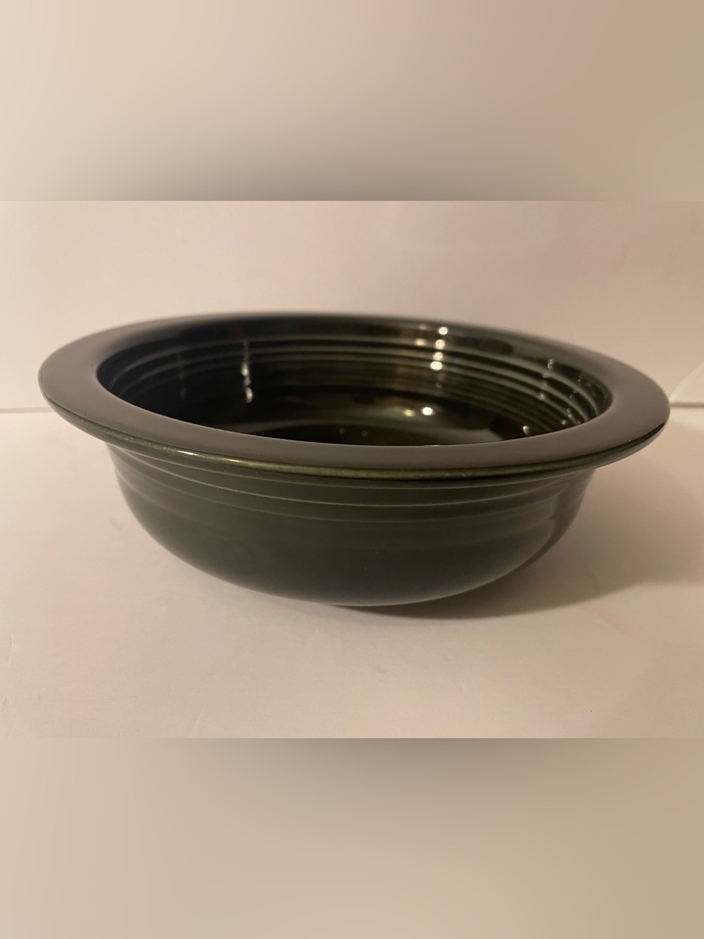 Homer Laughlin Fiesta Vintage Cereal / Soup Bowl 7" Fiestaware Black